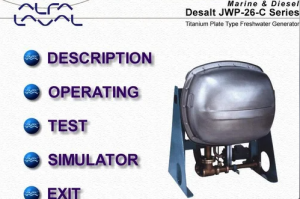 Marine Fresh Water Generator, JWP16