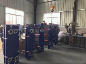 Titanium Plate Heat Exchanger For HVAC, Power Plant, Dairy, Square, Condensers