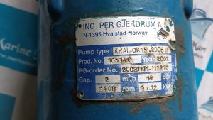 KRAL PUMP CK 15.2006 H