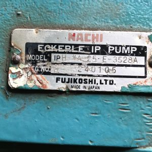 NACHI FUJIKOSHI  ECKERLE IP HYDRAULIC PUMP IPH A 25-E-3528A
