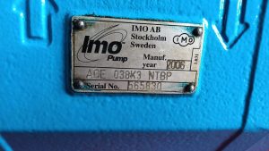 IMO Pump ACE038K3 NTBP WITH MOTOR