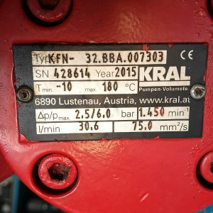 KRAL PUMP KFN-32.BBA.007303