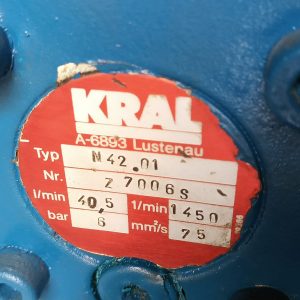 KRAL PUMP A-6893 N 42.01