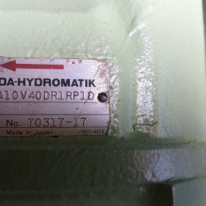 UCHIDA HYDROMATIK PUMP A10V40DR1RP10