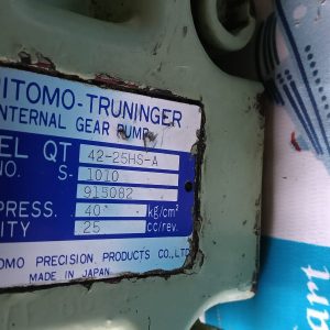 SUMITOMO TRUNINGER INTERNAL GEAR PUMP QT 42-25HS-A
