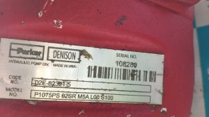 PARKER DENISON HYDRAULIC PUMP DIV P1075PS 02SR M5A L00 S100