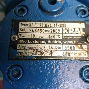 KRAL PUMP KF-20.BBA.003880