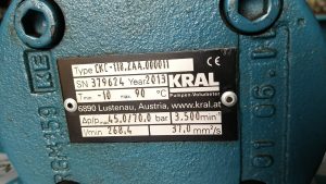 KRAL PUMP CKC-118.ZAA.000011