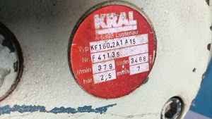 KRAL PUMP KF160.2A1A15